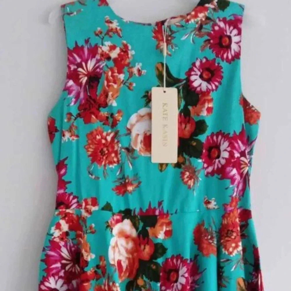 Kate Kasin  Girls Sleeveless Floral Dress - Picture 2 of 5